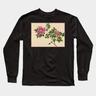 Rose (18th Century) painting by Zhang Ruoai. Original from The Cleveland Museum of Art Long Sleeve T-Shirt